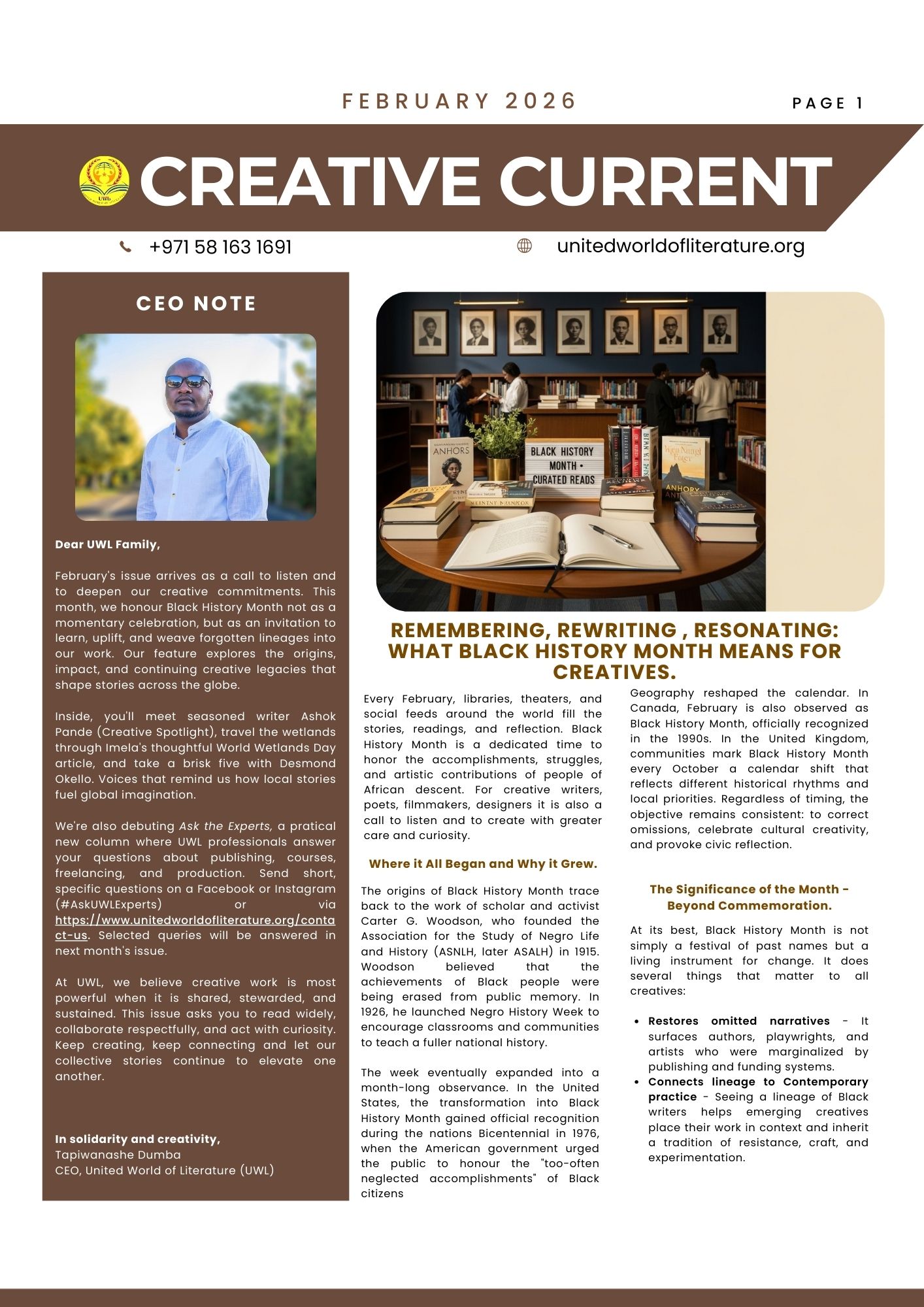 February's Creative Current is out! 
